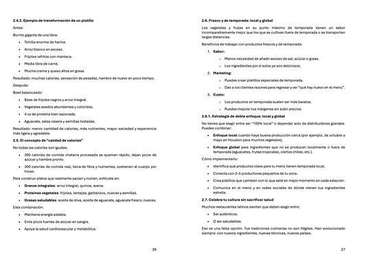 Guía para Crear Menús Saludables Rentables - Catering Ebook